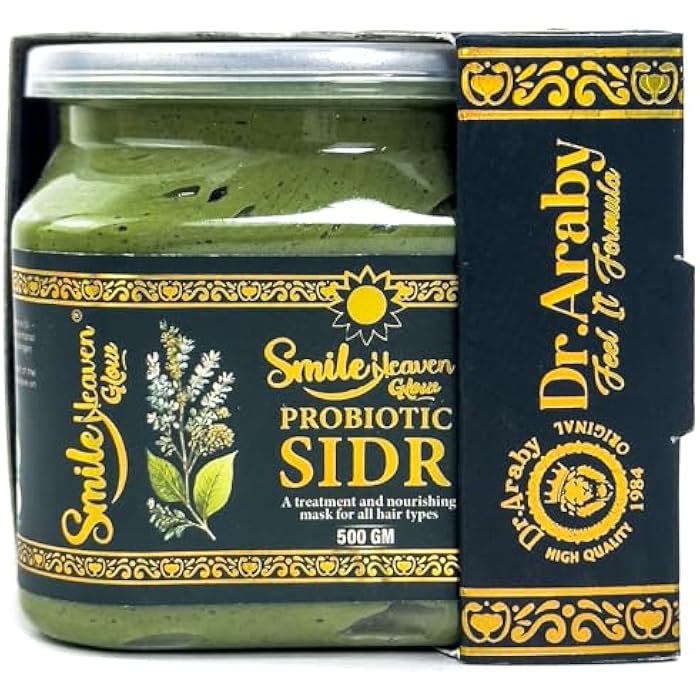Smile Heaven Cosmetics - Hair Mask, Probiotic Sidr, A Treatment & Nourishing For All Hair Types, 500 GM - Image 2